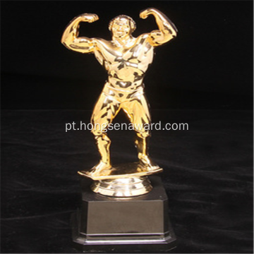 troféu e prêmio de musculação